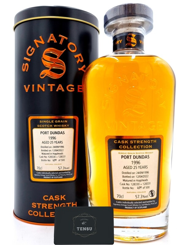 Port Dundas 25Y (1996-2022) Hogshead 57.3 CSC "Signatory" [CLOSED DISTILLERY]