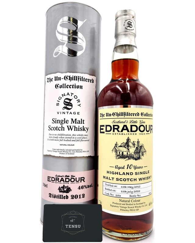 Edradour 10 Years Old (2012-2022) Sherry Cask 46.0 UCF "Signatory"