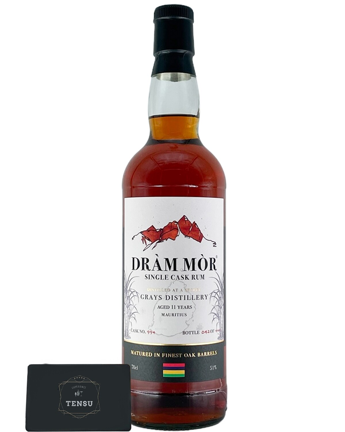 Grays Distillery 11Y Mauritius Rum (2022) 51.0 "Dram Mor"