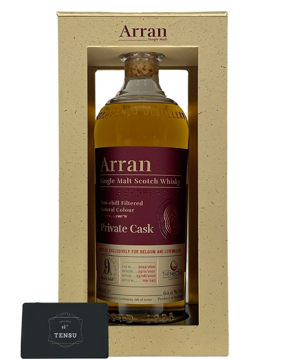 Arran 9 Years Old (2012-2022) 60.0 "BeLux Exclusive For the Nectar"