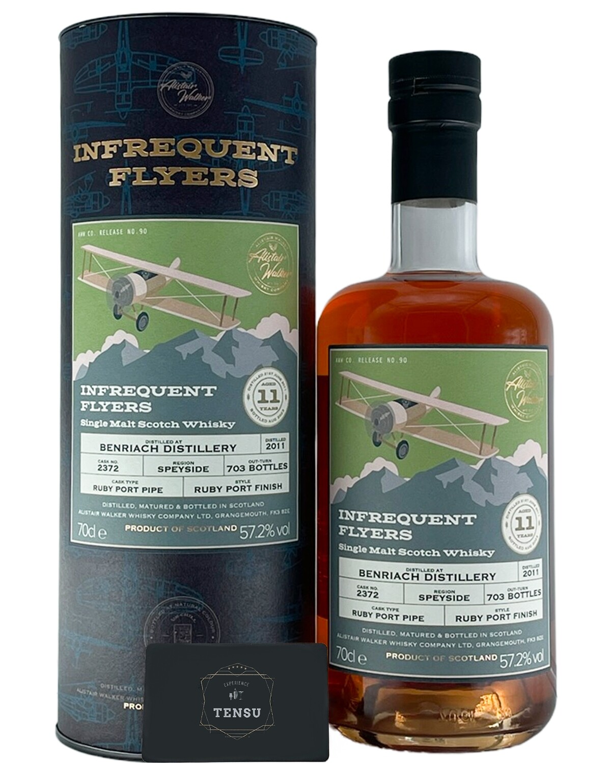 BenRiach 11Y (2011-2022) 57,2 N°90 "Infrequent Flyers" AWWC