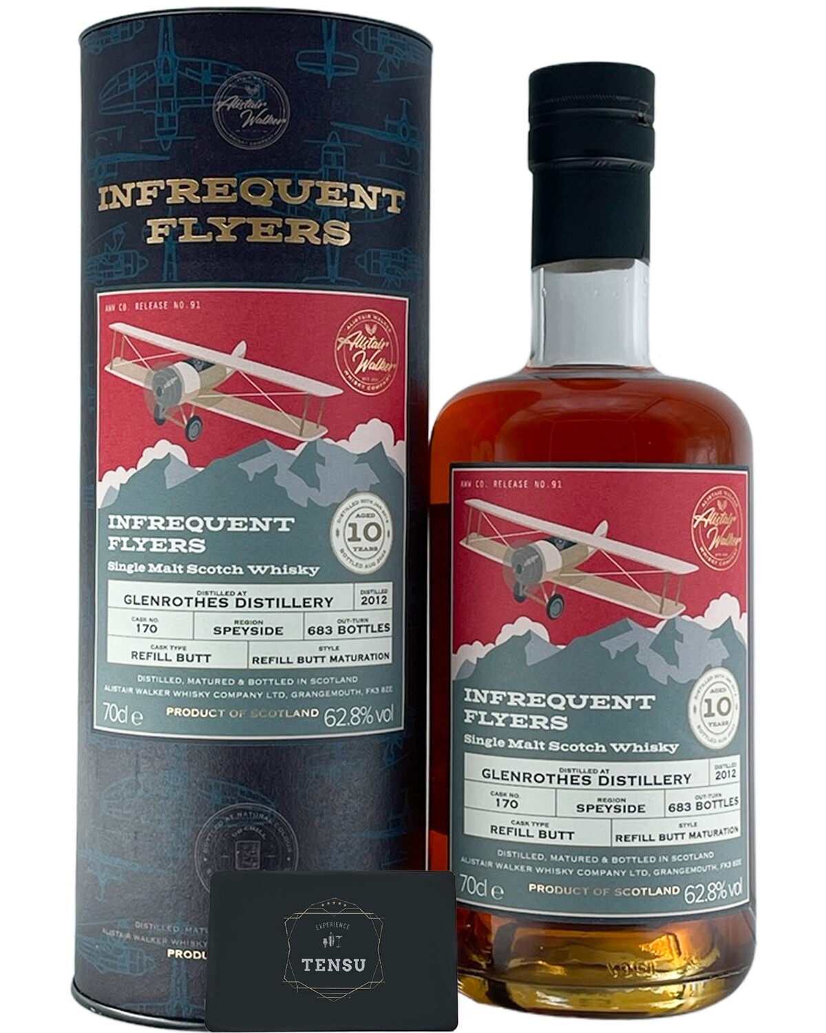 Glenrothes 10Y (2012-2022) 62,8 N°91 "Infrequent Flyers" AWWC