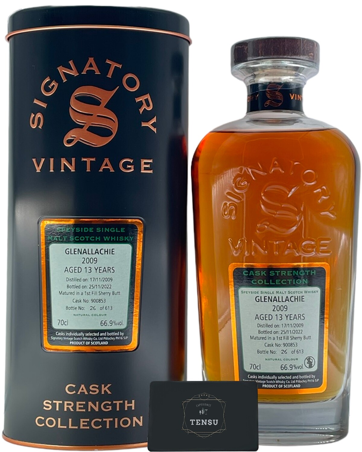 GlenAllachie 13 Years Old (2009-2022) 66.9 CSC "Signatory"