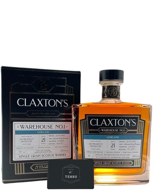 Dumbarton 21Y - Warehouse No.1 (2000-2022) Amarone Wine Barrique 58.6 &quot;Claxton&#39;s&quot;