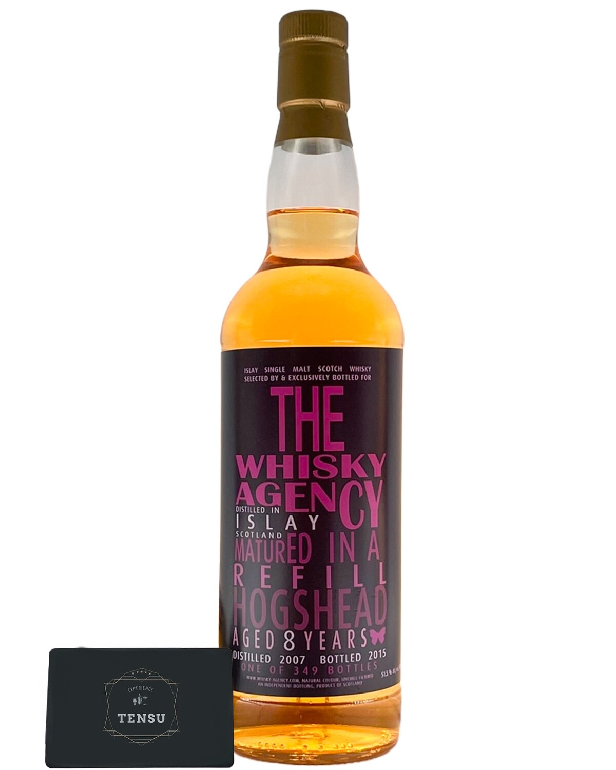 Islay Single Malt 8Y (2007-2015) 51.5 BTLT "The Whisky Agency"