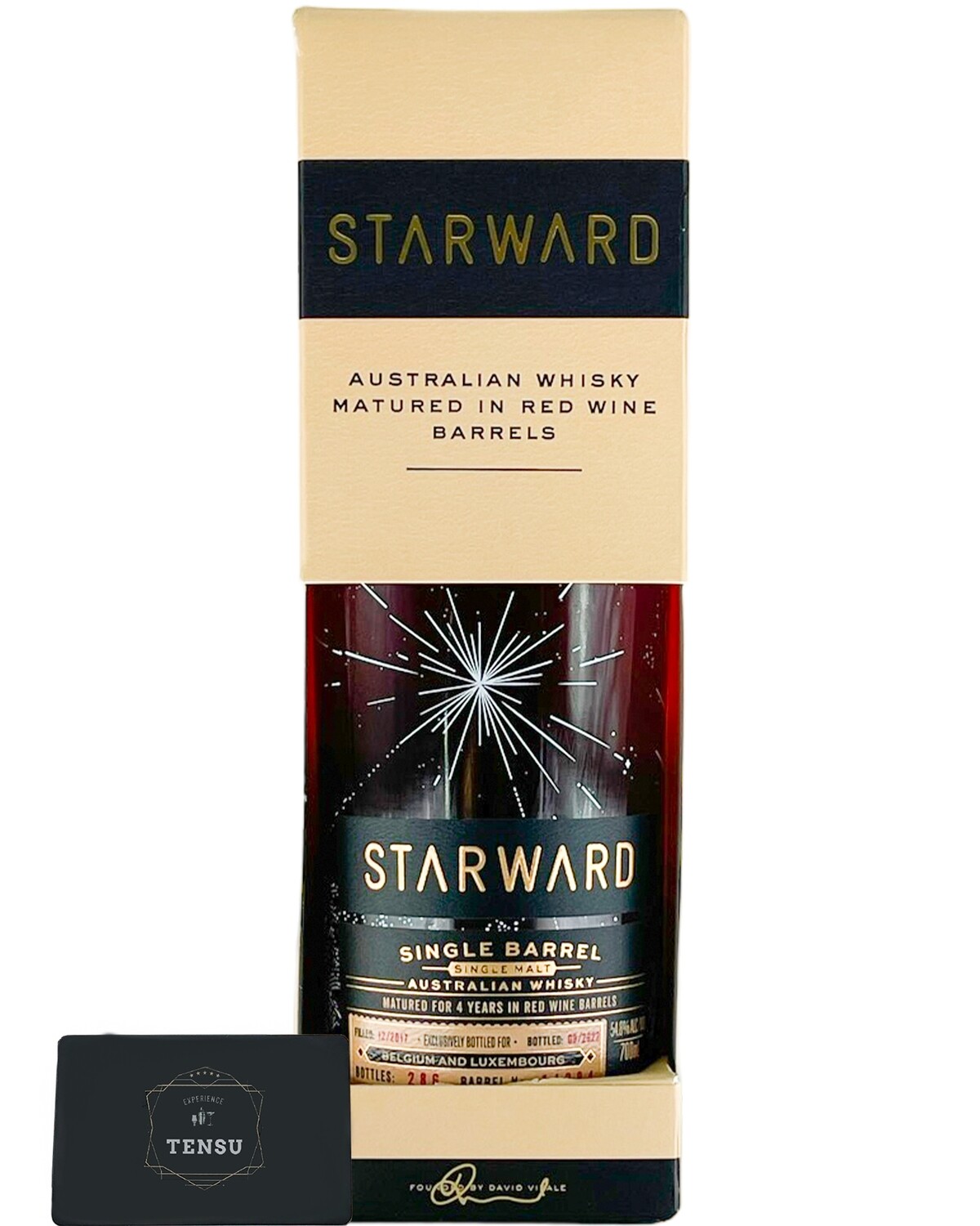 Starward Single Barrel 4Y - Single Malt Australian Whisky (2017-2022) 54.8 CS "BeNeLux Exclusive"