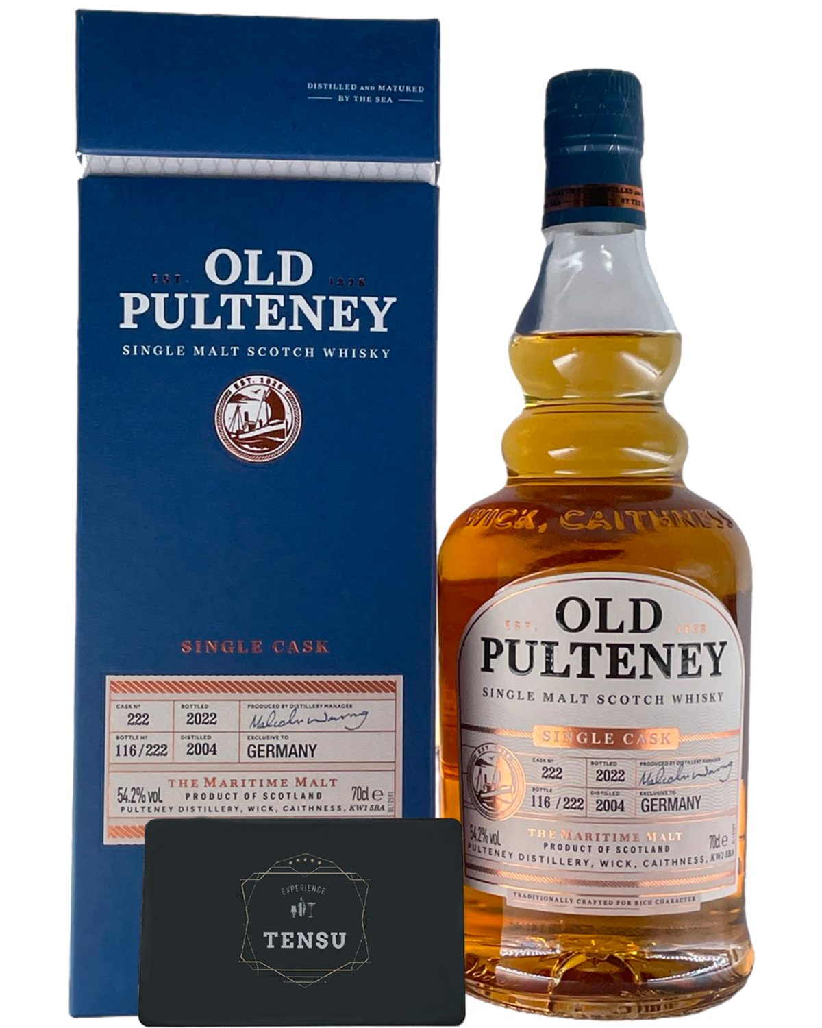 Old Pulteney 18Y -Single Cask For Germany- (2004-2022) 54.2 "OB"