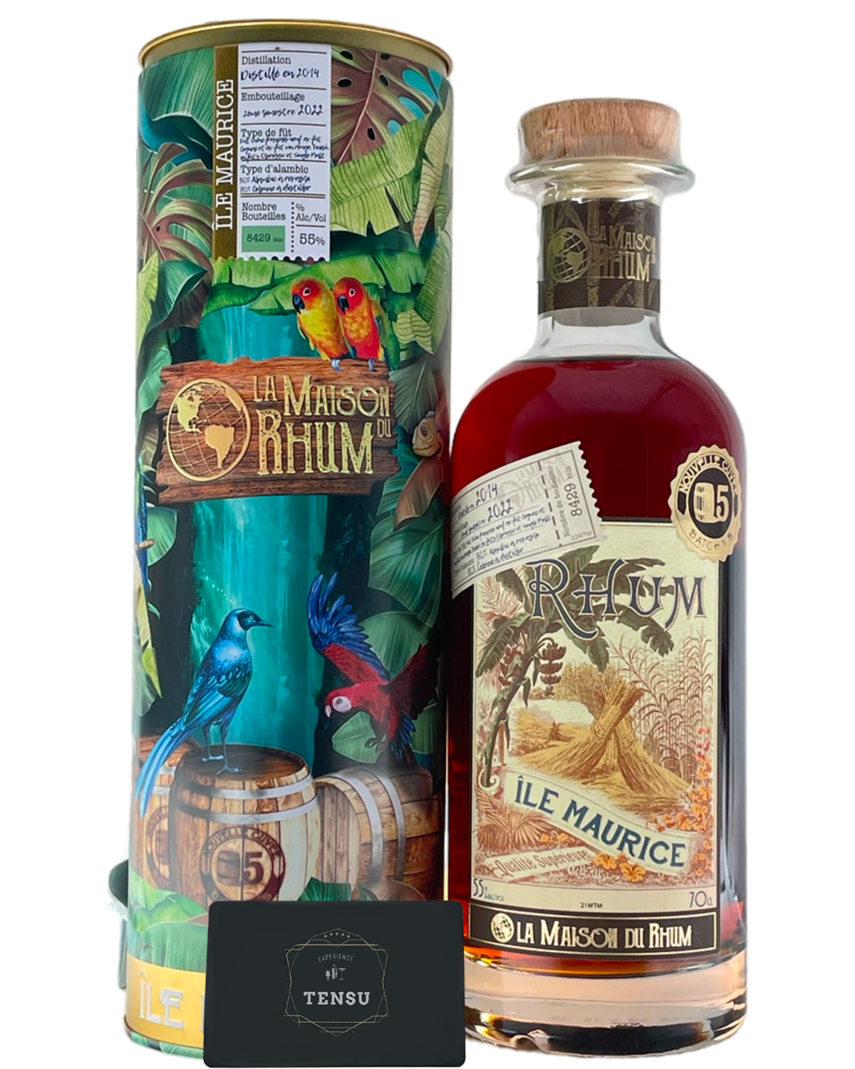 Chamarel Ile Maurice Batch N°5 (2014-2022) 55.0 "La Maison du Rhum"