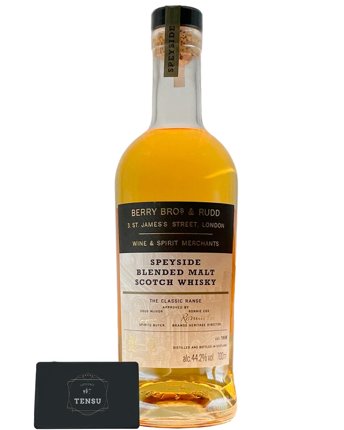 Speyside Blended Malt Scotch Whisky -The Classic Range- 44.2 "Berry Bros & Rudd"