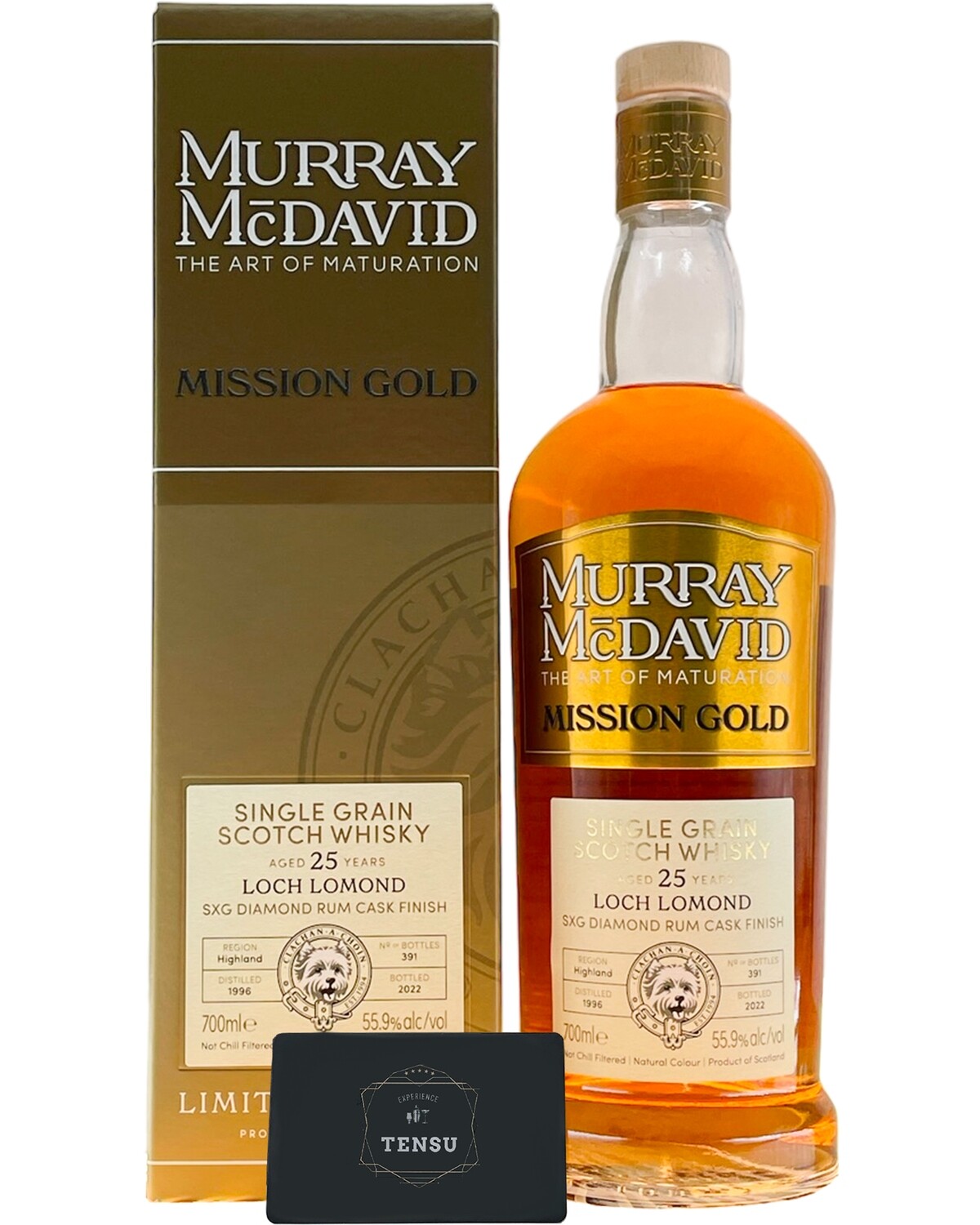 Loch Lomond 25Y Diamond Rum Cask Finish (1996-2022) 55.9 Mission Gold "Murray McDavid"