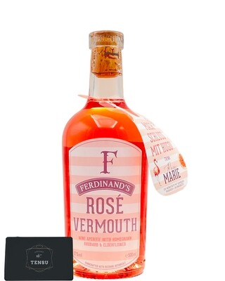 Vermouth Ferdinand&#39;s Rosé -Rhubarb &amp; Elderflower- 17.0% (0.50 Liter)