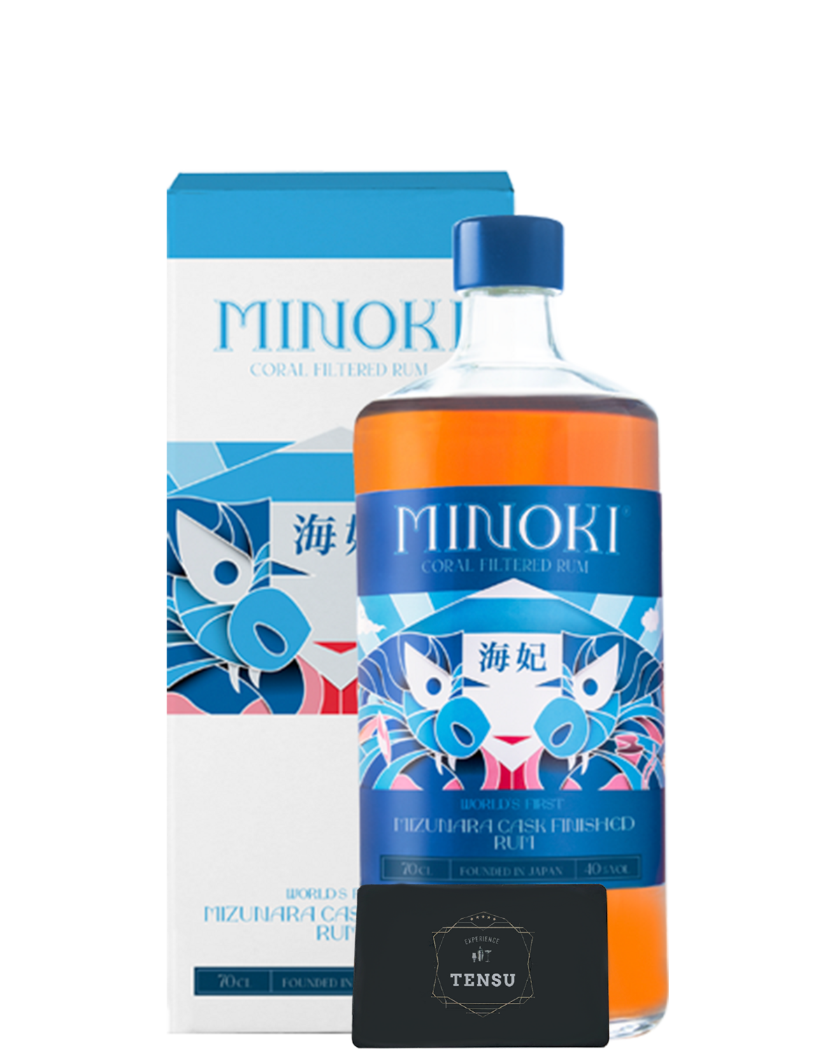 Minoki Coral Filtered Rum -Mizunara Cask Finish- (2022) 40.0 OB