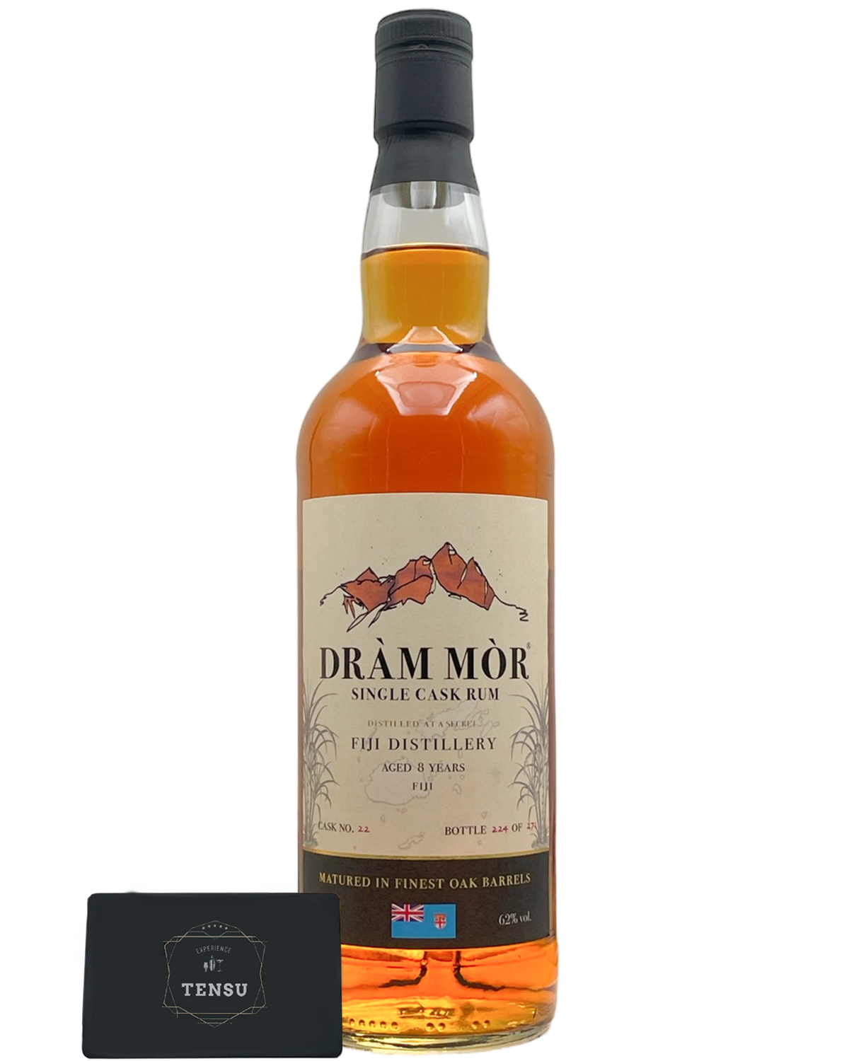 Secret Fiji Distillery 8Y FPBP (2014-2023) Bourbon Cask 62.0 "Dram Mor"