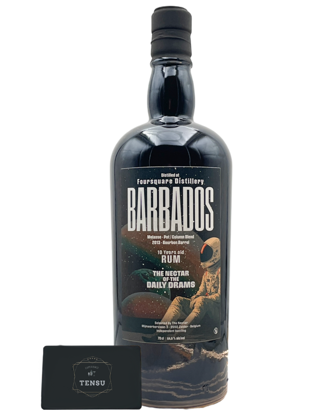 Barbados Foursquare 10Y (2013-2023) Bourbon Barrel 64.9 Daily Drams &quot;The Nectar&quot;