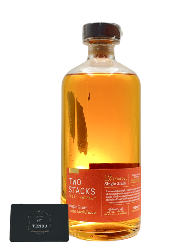 Two Stacks 12Y Irish Single Grain Whiskey -Rye Cask Finish- 46.0 &quot;Cooley Distillery&quot;