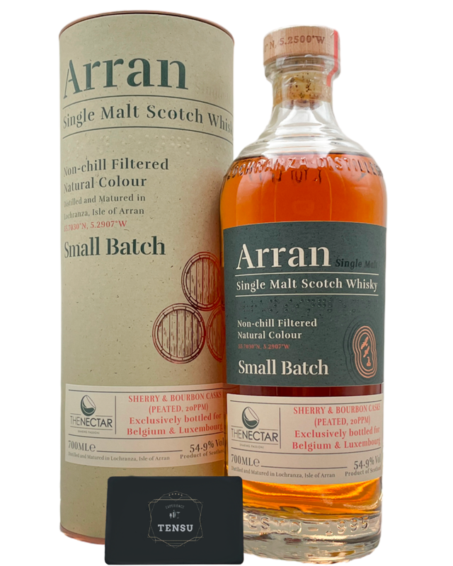 Arran Peated Sherry &amp; Bourbon Cask -Small Batch 5- BeLux Exclusive (2023) 54.9 &quot;For The Nectar&quot;