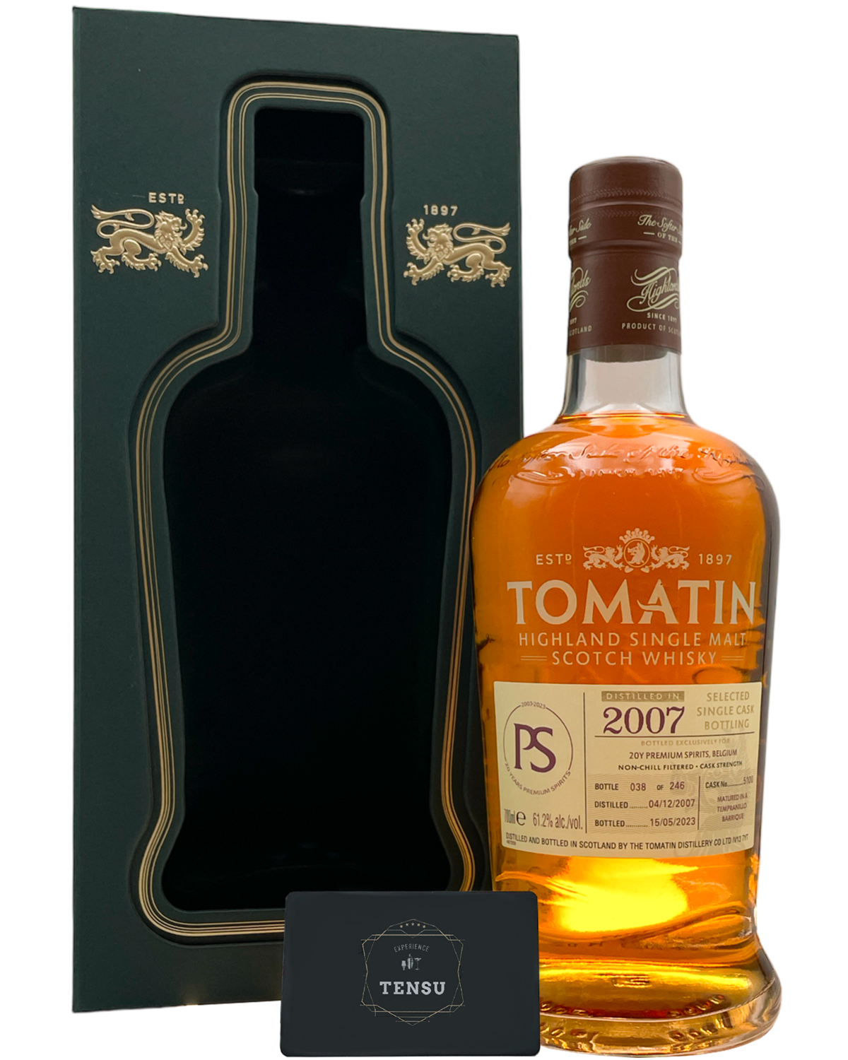 Tomatin 15Y (2007-2023) Single Tempranillo Barrique 61.2 &quot;For Premium Spirits Belgium&quot;