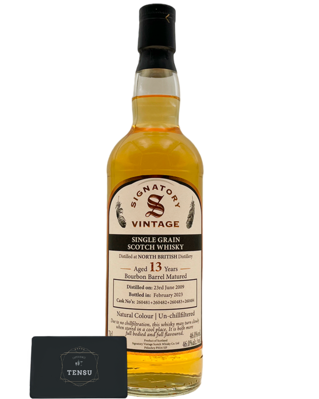 North British 13Y (2009-2023) Bourbon Barrel 46.0 &quot;Signatory&quot;
