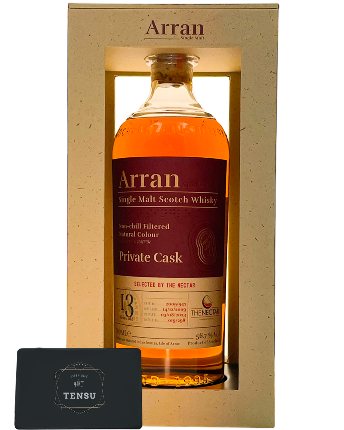 Arran 13 Years Old (2009-2023) 56.7 Private Cask &quot;For the Nectar&quot;