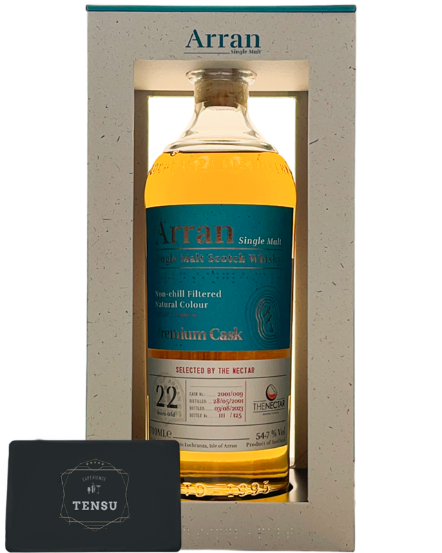 Arran 22 Years Old Premium Cask (2001-2023) Bourbon Barrel 54.7 SC &quot;For the Nectar&quot;