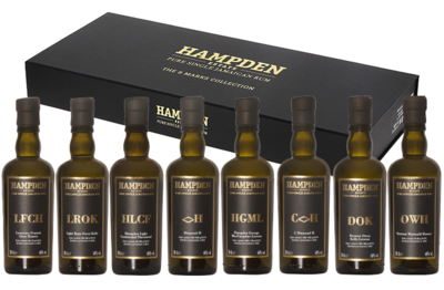 Hampden Estate 8 Marks Collection Box / Coffret (8x20cl) 60.0 "OB"