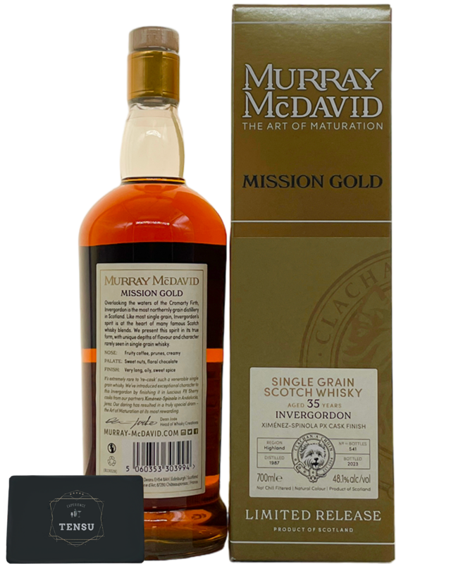 Invergordon 35Y (1987-2023) Ximenez-Spinola PX Sherry Cask 48.1 Mission Gold "Murray McDavid"