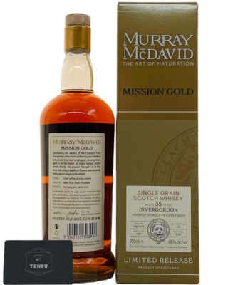 Invergordon 35Y (1987-2023) Ximenez-Spinola PX Sherry Cask 48.1 Mission Gold "Murray McDavid"