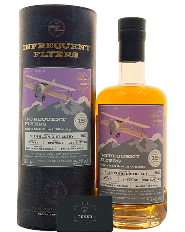 Glen Elgin 15Y (2007-2023) Sauternes Hogshead 55.4 N°97 &quot;Infrequent Flyers&quot; AWWC