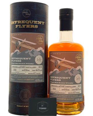 Craigellachie 10Y (2012-2023) Madeira Hogshead 61.1 N°112 &quot;Infrequent Flyers&quot; AWWC