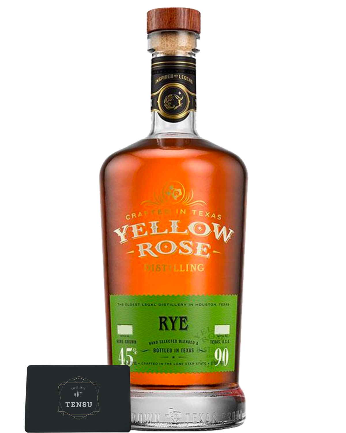 Yellow Rose Texas Rye Whiskey 45.0 "OB"