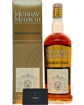 Miltonduff 28Y BeNeLux (1995-2023) PX Sherry Octave Finish 50.0 Mission Gold "Murray McDavid"