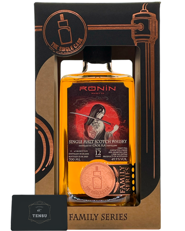 Caol Ila 12Y (2011-2023) 1st Fill Catoctin Creek Rye Quarter Cask 49.9 Family Series For Ronin &quot;The Single Cask&quot;