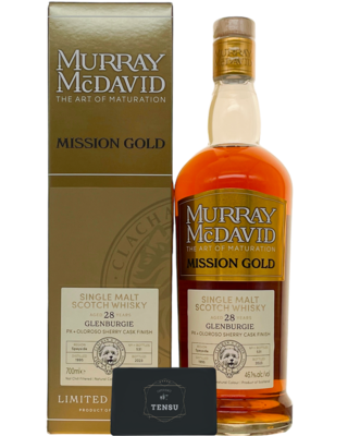 Glenburgie 28Y (1995-2023) PX+OL Sherry Cask Finish 46.1 Mission Gold "Murray McDavid"