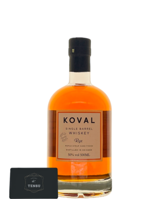 Koval Rye (Single Barrel Rye Whiskey) Maple Syrup Cask Finish 50.0 "OB"