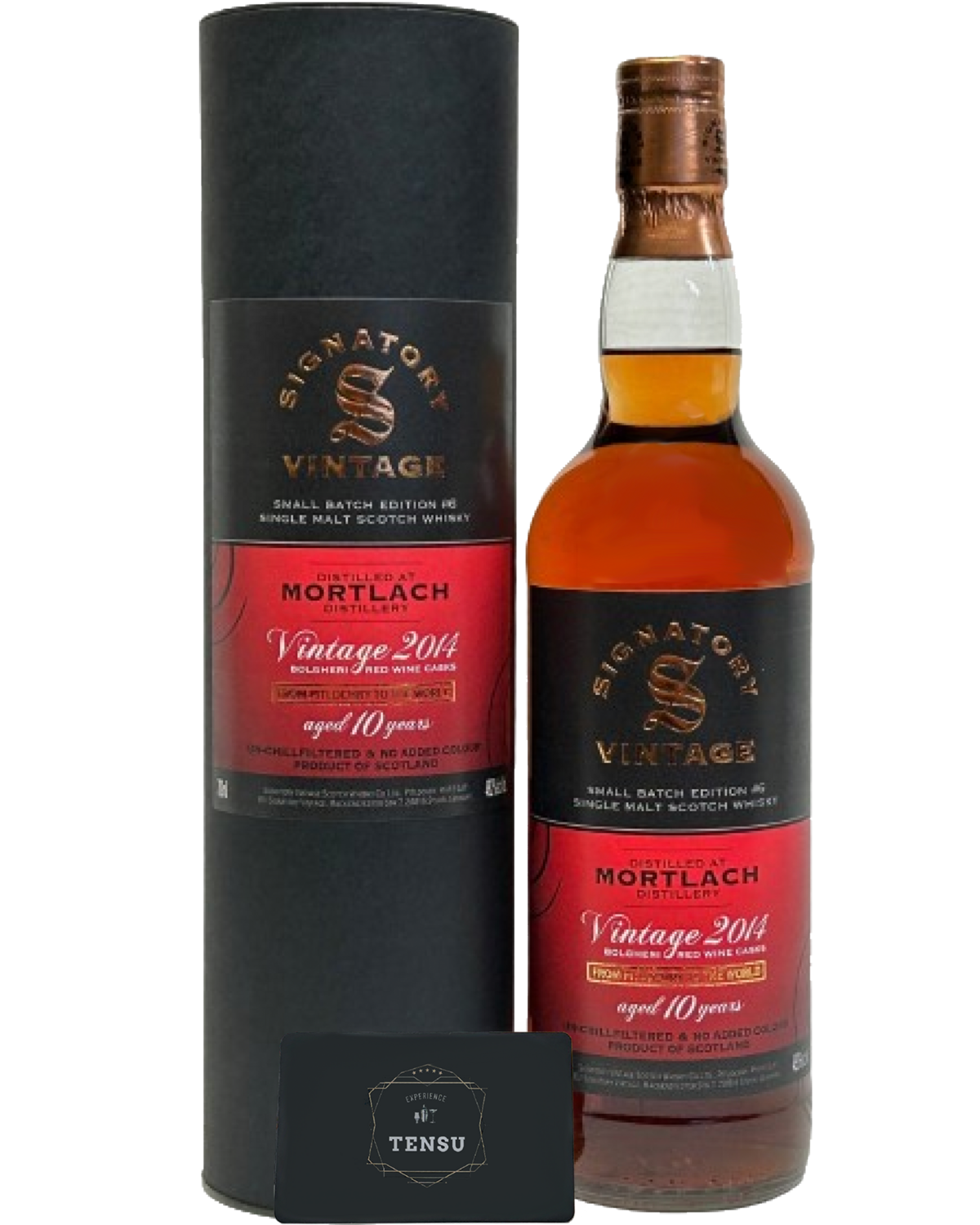 Mortlach 10Y (2014-2024) Bolgheri Red Wine Casks 48.2 Small Batch Edition #6 &quot;Signatory&quot; GEALLOCEERD