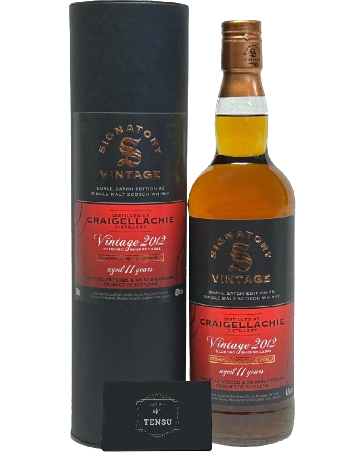 Craigellachie 11Y (2012-2024) Oloroso Sherry Casks 48.2 Small Batch Edition #5 &quot;Signatory&quot;