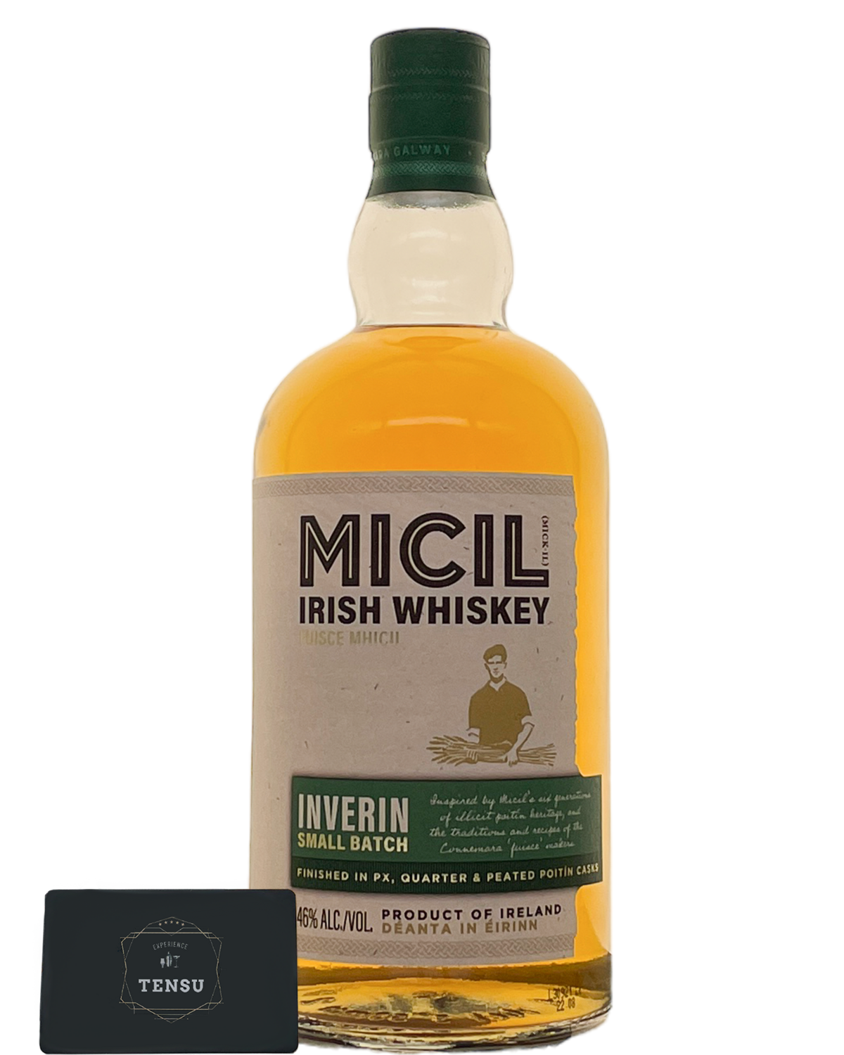 Micil Irish Whiskey -Inverin Small Batch- PX, QC &amp; Peated Poitin Cask Finish 46.0 &quot;OB&quot;
