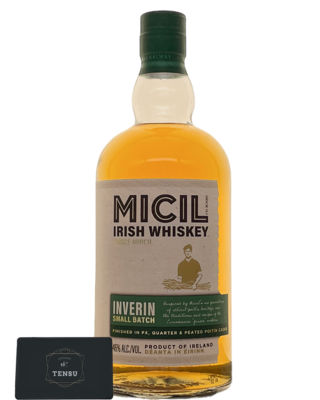 Micil Irish Whiskey -Inverin Small Batch- PX, QC & Peated Poitin Cask Finish 46.0 "OB"
