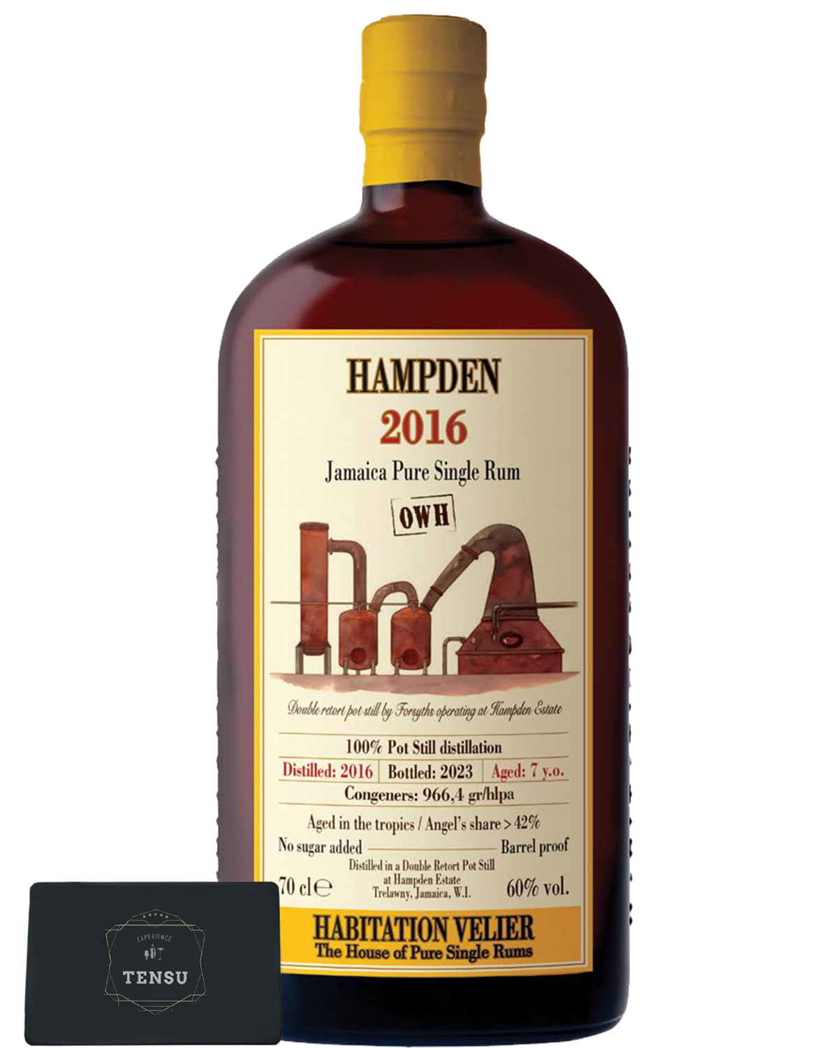 Hampden 7Y OWH Jamaica Pure Single Rum (2016-2023) 60.0 &quot;La Maison &amp; Vélier&quot;