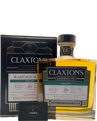 Ben Nevis 26Y (1997-2023) Bourbon Hogshead 47.1 Warehouse No.1 &quot;Claxton&#39;s&quot;