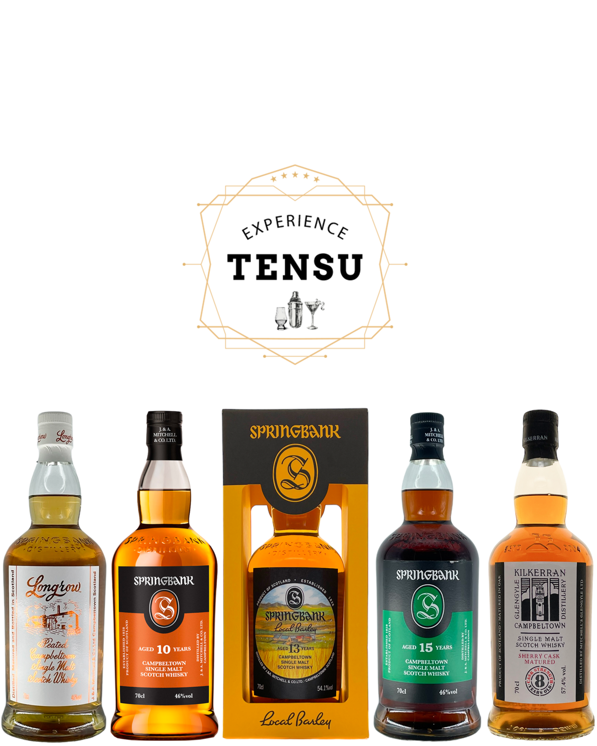 Springbank Distillery Pack (03/2024) 5 x 70CL &quot;OB&quot;