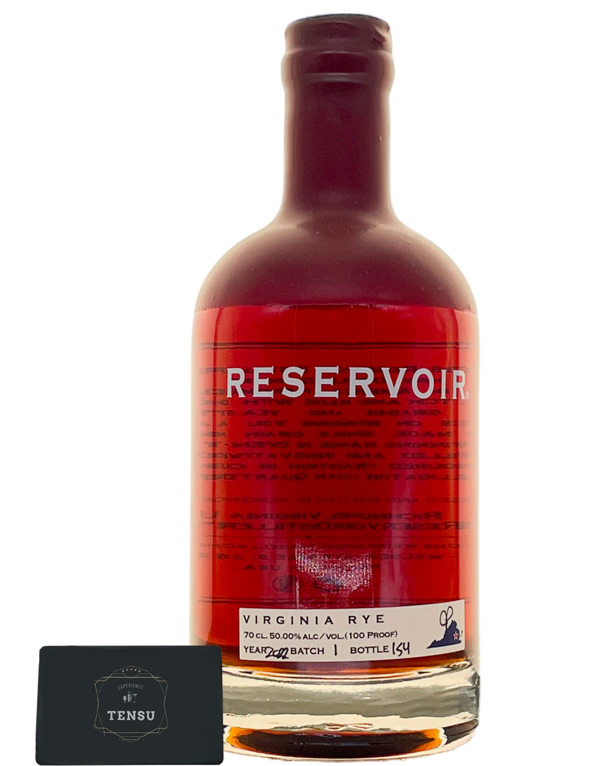 Reservoir Virginia Rye Whiskey (2022) Batch 2 50.0 "OB"