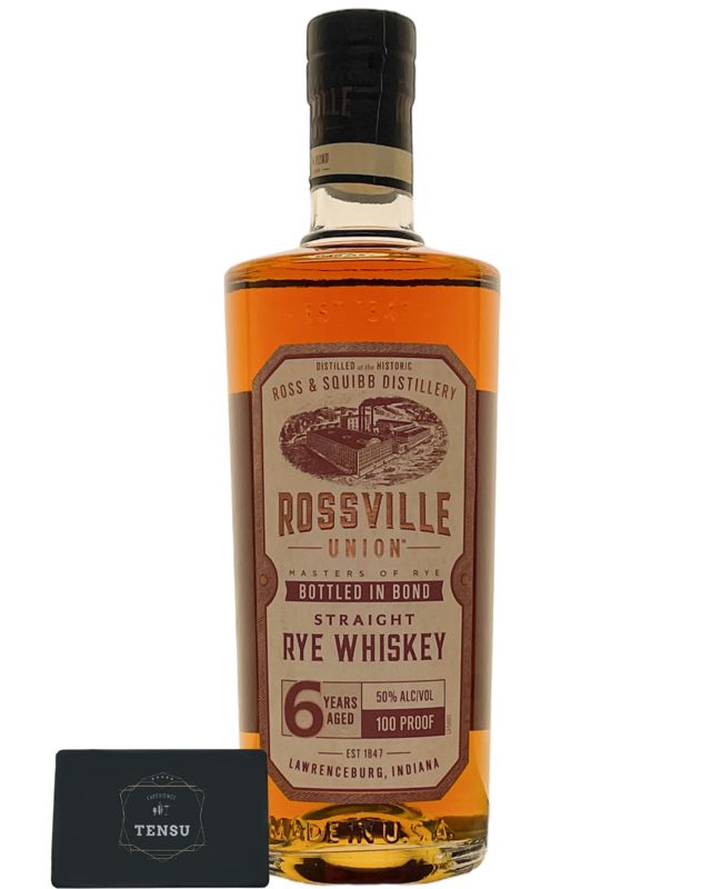 Rossville Union 6Y Bottled in Bond -Straight Rye Whiskey- 50.0 &quot;OB&quot;