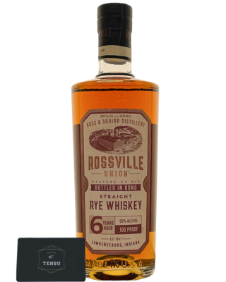 Rossville Union 6Y Bottled in Bond -Straight Rye Whiskey- 50.0 "OB"