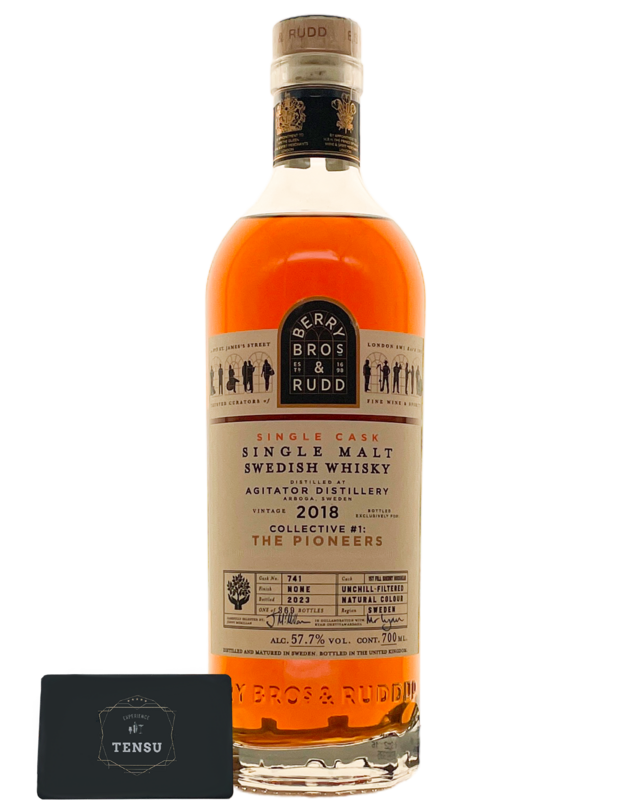Agitator Distillery (2018-2023) Single Cask #741 CL#1 THE PIONEERS 57.7 &quot;Berry Bros &amp; Rudd&quot;