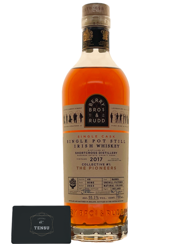Shortcross Distillery (2017-2023) Single Barrel #48 CL#1 THE PIONEERS 55.1 &quot;Berry Bros &amp; Rudd&quot;