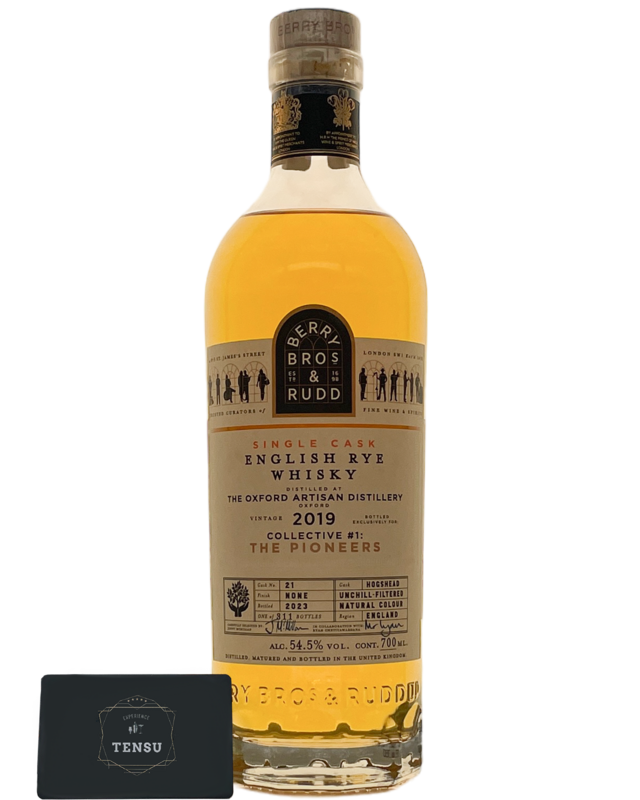 The Oxford Artisan Distillery (2019-2023) Single HHD #21 CL#1 THE PIONEERS 54.5 &quot;Berry Bros &amp; Rudd&quot;