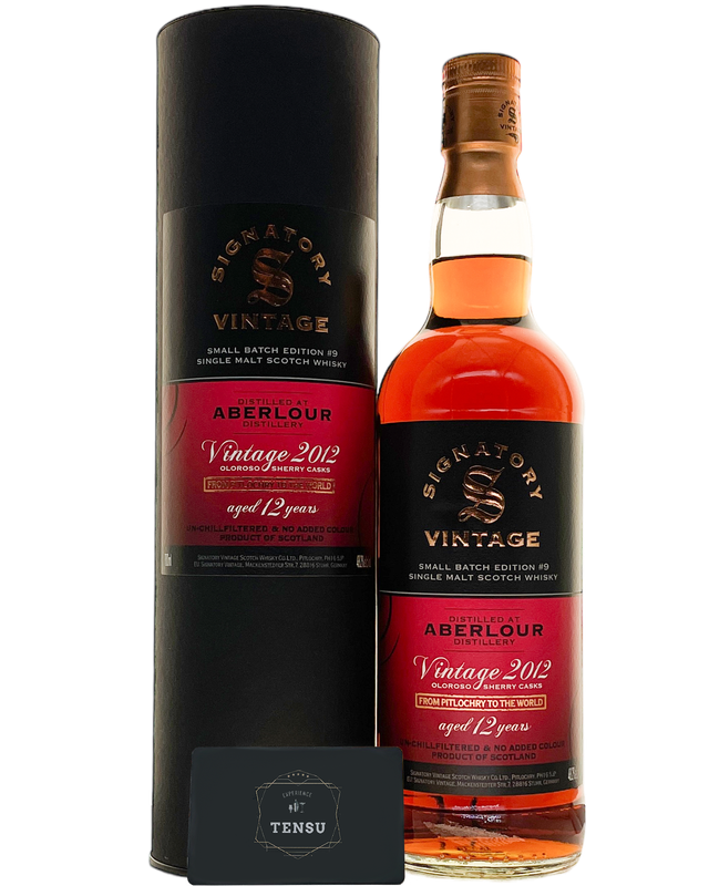 Aberlour 12Y (2012-2024) 1st Fill Oloroso Sherry Butts 48.2 Small Batch Edition #9 &quot;Signatory&quot;