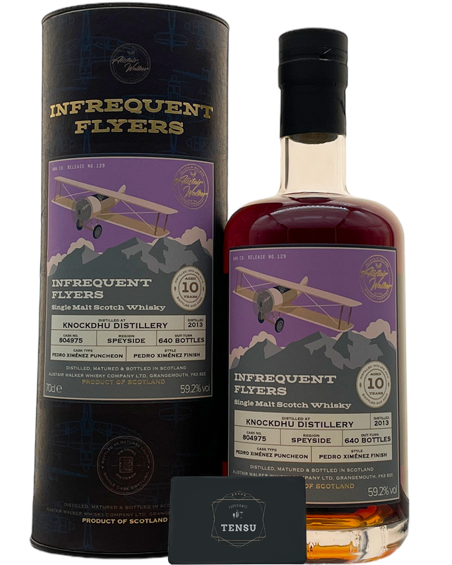 Knockdhu 10Y (2013-2023) Pedro-Ximenez Puncheon 59.2 N°129 &quot;Infrequent Flyers&quot; AWWC