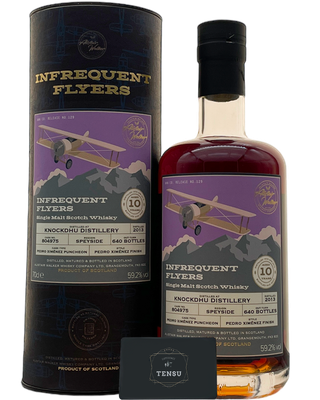Knockdhu 10Y (2013-2023) Pedro-Ximenez Puncheon 59.2 N°129 &quot;Infrequent Flyers&quot; AWWC